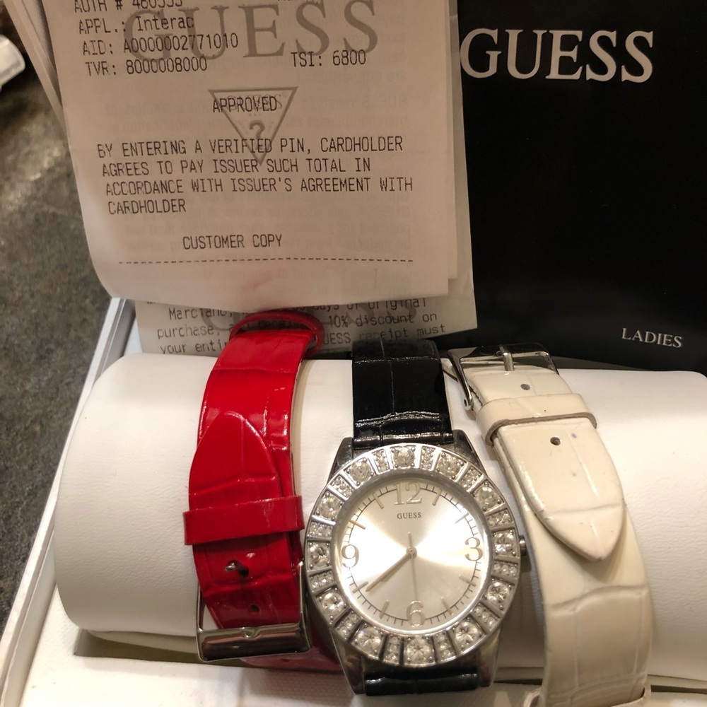 Guess Watch with 3 bands